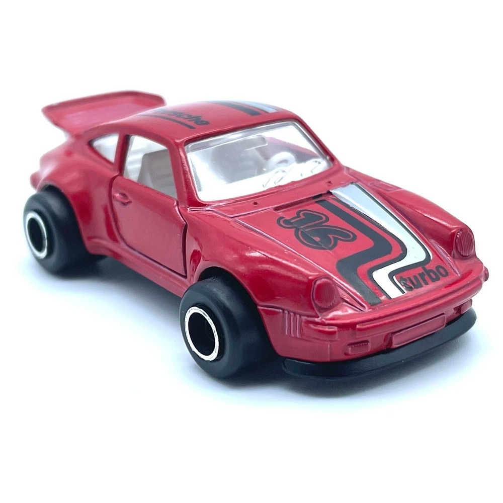 Majorette Porsche 911 Turbo Sports Car Red Diecast 1/57 Scale‎ Loose #209 France